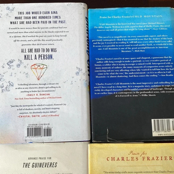 Popular Booktok Book Bundle of 4 Hardback Books Cold Mountain | Diamond City - Picture 4 of 9